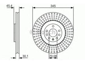 Гальмівний диск BOSCH 0986479A24 на OPEL SIGNUM