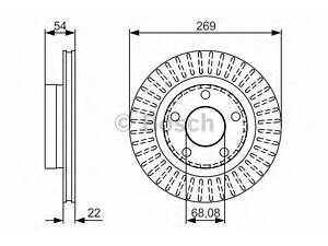 Гальмівний диск BOSCH 0986479A42 на AUDI A6 Avant (4B5, C5)