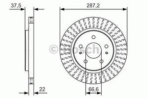 Тормозной диск BOSCH 0986479A98 на DAIHATSU BEGO (J2_)