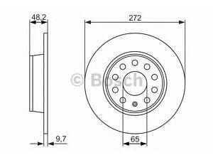 Гальмівний диск BOSCH 0986479C20 на SEAT LEON ST (5F8)