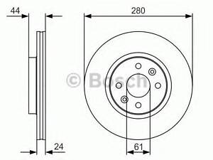 Тормозной диск BOSCH 0986479R67 на RENAULT MEGANE II (BM0/1_, CM0/1_)