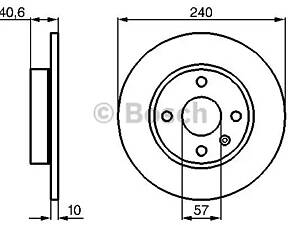 Тормозной диск BOSCH 986478731