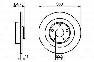 Гальмівний диск BOSCH 986479083