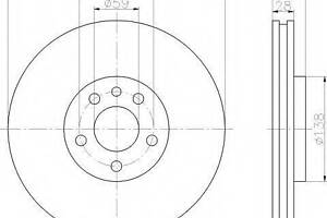 Гальмівний диск BOSCH 986479114 на CITROËN C8 (EA_, EB_)