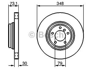 Тормозной диск BOSCH 986479265