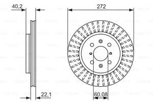 Тормозной диск BOSCH 986479789