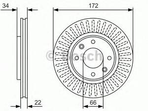 Гальмівний диск BOSCH 0986479R63 на PEUGEOT HOGGAR