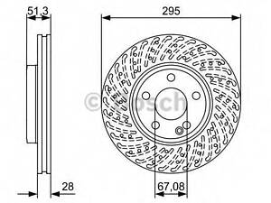 Гальмівний диск BOSCH 0986479A02 на MERCEDES-BENZ A-CLASS (W176)