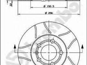 Тормозной диск BREMBO 09701175 на SEAT IBIZA V (6J5, 6P5)