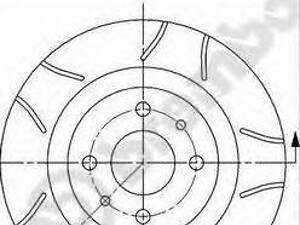 Гальмівний диск BREMBO 09890375 на LADA PRIORA универсал (2171)