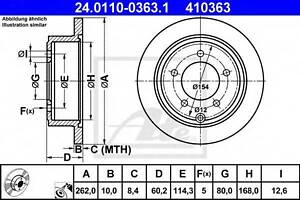 Гальмiвний диск CHRYSLER 05105515aa на CHRYSLER CIRRUS (JS)