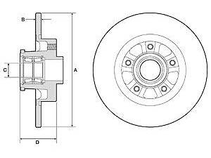 Тормозной диск DELPHI BG9190RSC