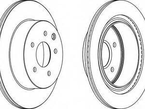 Гальмівний диск FERODO DDF1579 на NISSAN LEAF