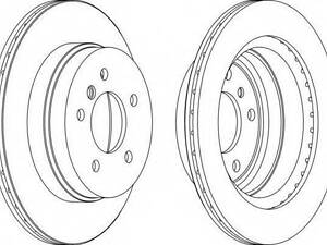 Тормозной диск FERODO DDF1697 на BMW 3 Touring (E91)