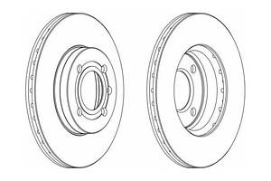 Гальмівний диск FERODO DDF207