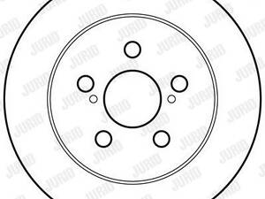 Тормозной диск JURID 562751JC LV (set)