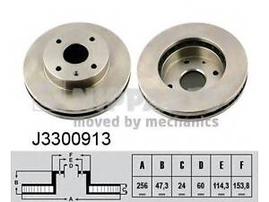 Гальмівний диск NIPPARTS J3300913 на CHEVROLET LACETTI универсал (J200)