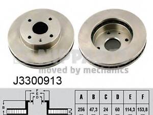 Гальмівний диск NIPPARTS J3300913 на CHEVROLET LACETTI универсал (J200)