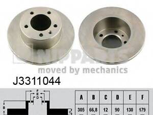 Гальмівний диск NIPPARTS J3311044 на RENAULT MASTER II Van (FD)