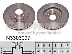 Гальмівний диск NIPPARTS N3303097 на MAZDA CX-5 (KE, GH)