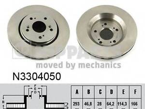 Гальмівний диск NIPPARTS N3304050 на HONDA CR-V Mk III (RE)