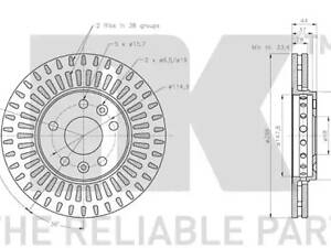 Тормозной диск NK 203678