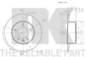 Гальмівний диск NK 203977