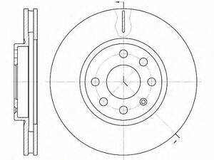 Гальмівний диск перед. Combo 1.7DIDTI 01- (вент.) (260x24) WOKING D661110 на OPEL MERIVA