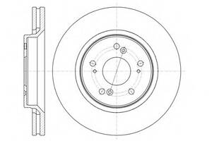 Гальмівний диск перед. CR-V (12-21)
