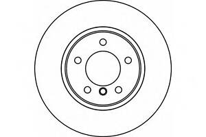 Гальмівний диск перед. E60/E61 03-10 Pro