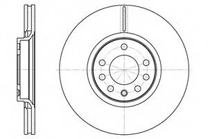 Гальмівний диск перед. Opel Astra G 98-05/H 04- (308x25) (вент.)
