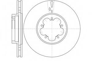 Гальмівний диск перед. Transit V347 06- (300mm)