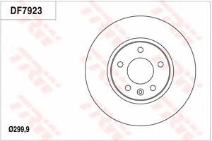 Гальмівний диск перед. Zafira/Ampera/Zafira/Astra/Orlando/Cruze/Volt 09-