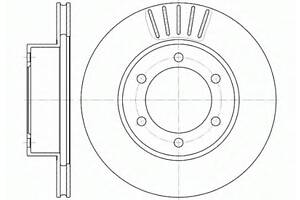 Гальмівний диск передн. 4 RUNNER III /LAND CRUISER 90 2.7-3.4 95-02