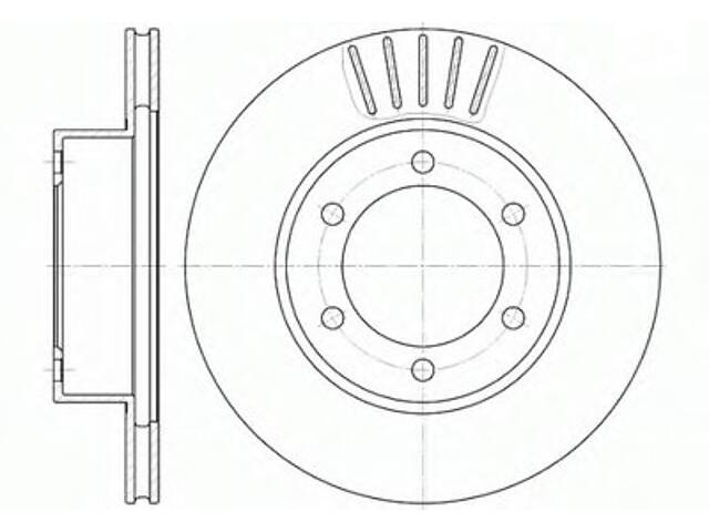 Гальмівний диск передн. 4 RUNNER III /LAND CRUISER 90 2.7-3.4 95-02