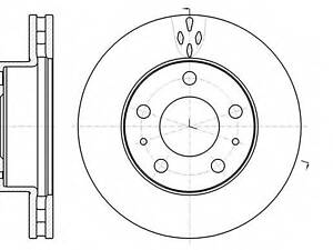 Гальмівний диск ROADHOUSE 6101610 на FIAT DUCATO фургон (250, 290)