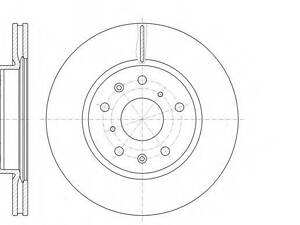 Гальмівний диск ROADHOUSE 6101810 на SUZUKI SX4 (EY, GY)