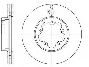 Гальмівний диск ROADHOUSE 6102110 на FORD TRANSIT автобус