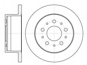 Гальмівний диск ROADHOUSE 6105500 на FIAT DUCATO фургон (250, 290)