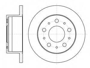 Тормозной диск ROADHOUSE 6105600 на FIAT DUCATO фургон (250, 290)