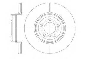 Гальмівний диск ROADHOUSE 6114110 на BMW 7 седан (E65, E66, E67)