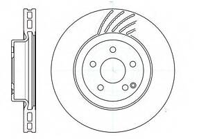 Тормозной диск ROADHOUSE 6114210 на MERCEDES-BENZ GLK-CLASS (X204)