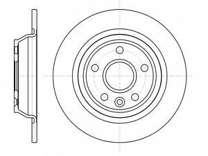 Гальмівний диск ROADHOUSE 6116700 на FORD MONDEO IV Turnier (BA7)