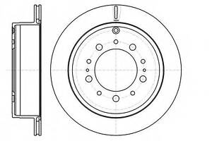 Гальмівний диск ROADHOUSE 6125710 на LEXUS LX (URJ201)