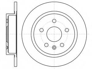 Гальмівний диск ROADHOUSE 6127900 на VAUXHALL INSIGNIA