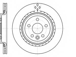 Гальмівний диск ROADHOUSE 6130510 на VOLVO V60