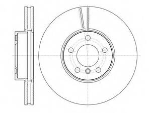 Тормозной диск ROADHOUSE 6130710 на BMW X5 (E70)