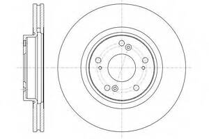 Гальмівний диск ROADHOUSE 6135910 на HONDA ACCORD EURO VIII седан (CU)