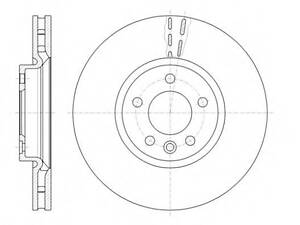 Гальмівний диск ROADHOUSE 6142010 на VW KOMBI / CARAVELLE V автобус (7HB, 7HJ, 7EB, 7EJ, 7EF)