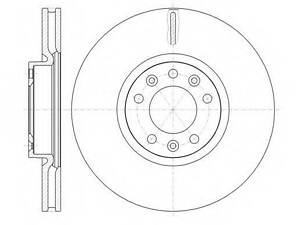 Гальмівний диск ROADHOUSE 6147210 на PEUGEOT 508